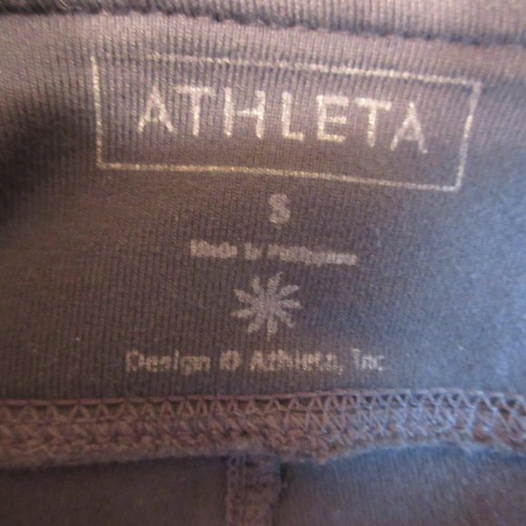 Patrizia Pepe di Firenze for Athleta Long Teal Tunic & flare knit pants, size S - Picture 4 of 11